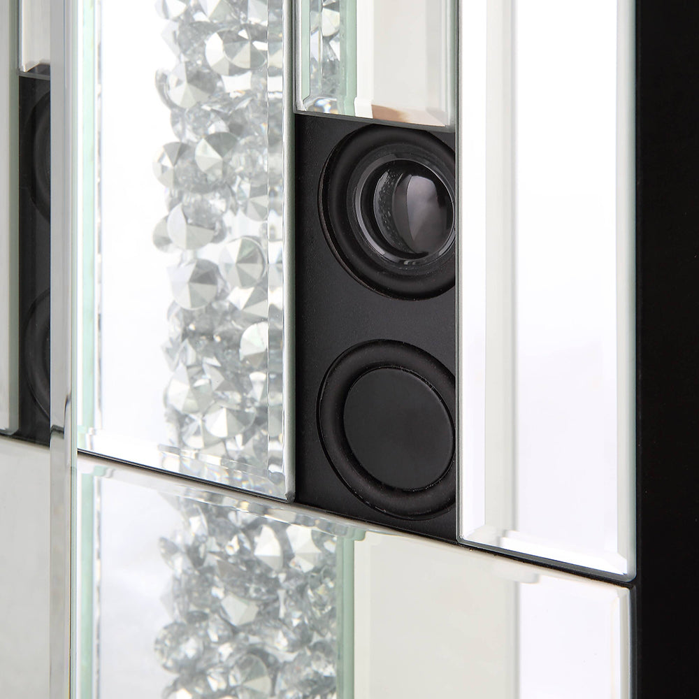 Noralie Fireplace W/LED & Bluetooth