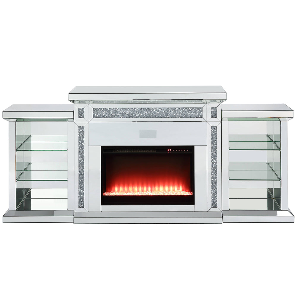 Noralie Fireplace W/LED & Bluetooth
