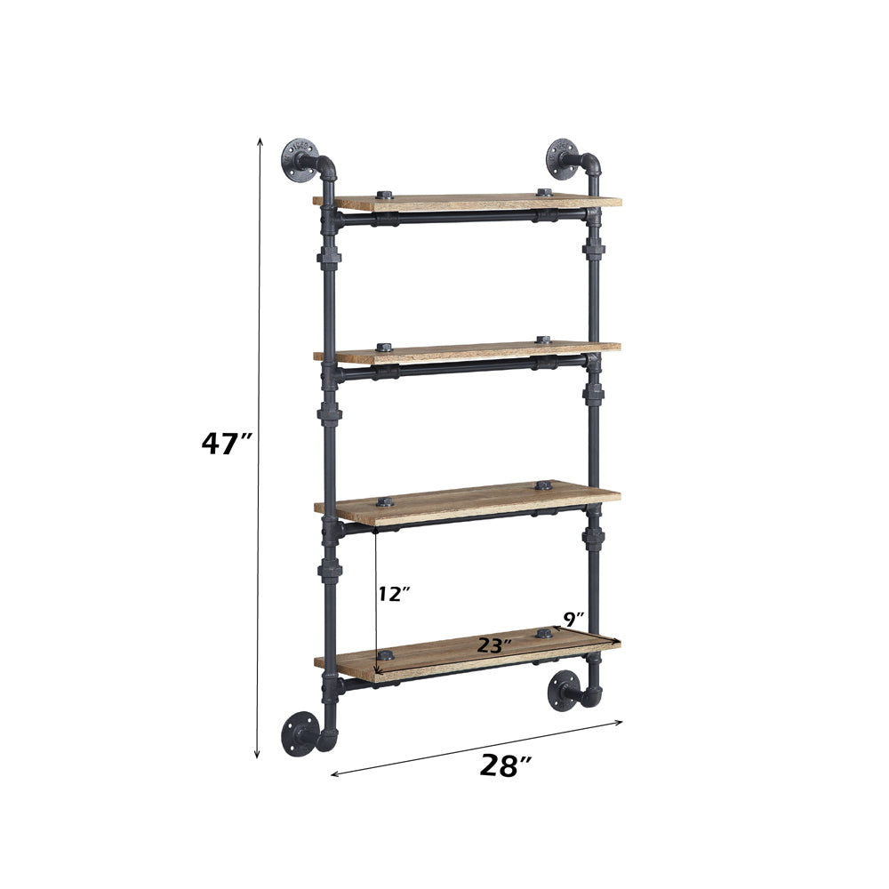 Brantley Wall Rack W/4 Shelves