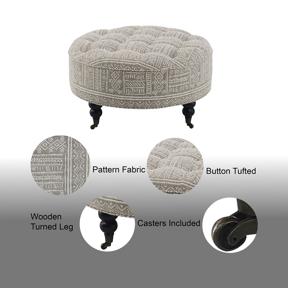 Upendo OTTOMAN W/CASTER