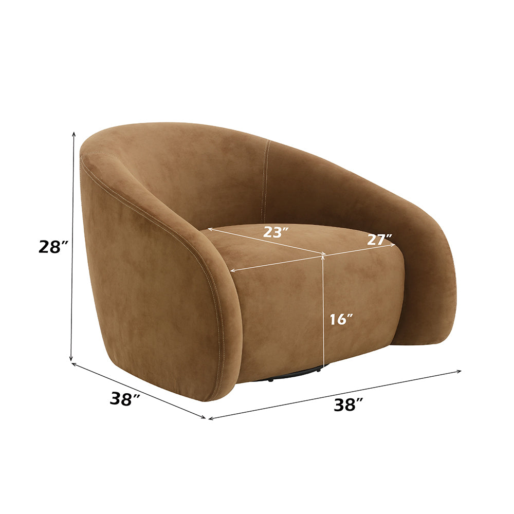 Zoey Accent Chair w/Swivel 