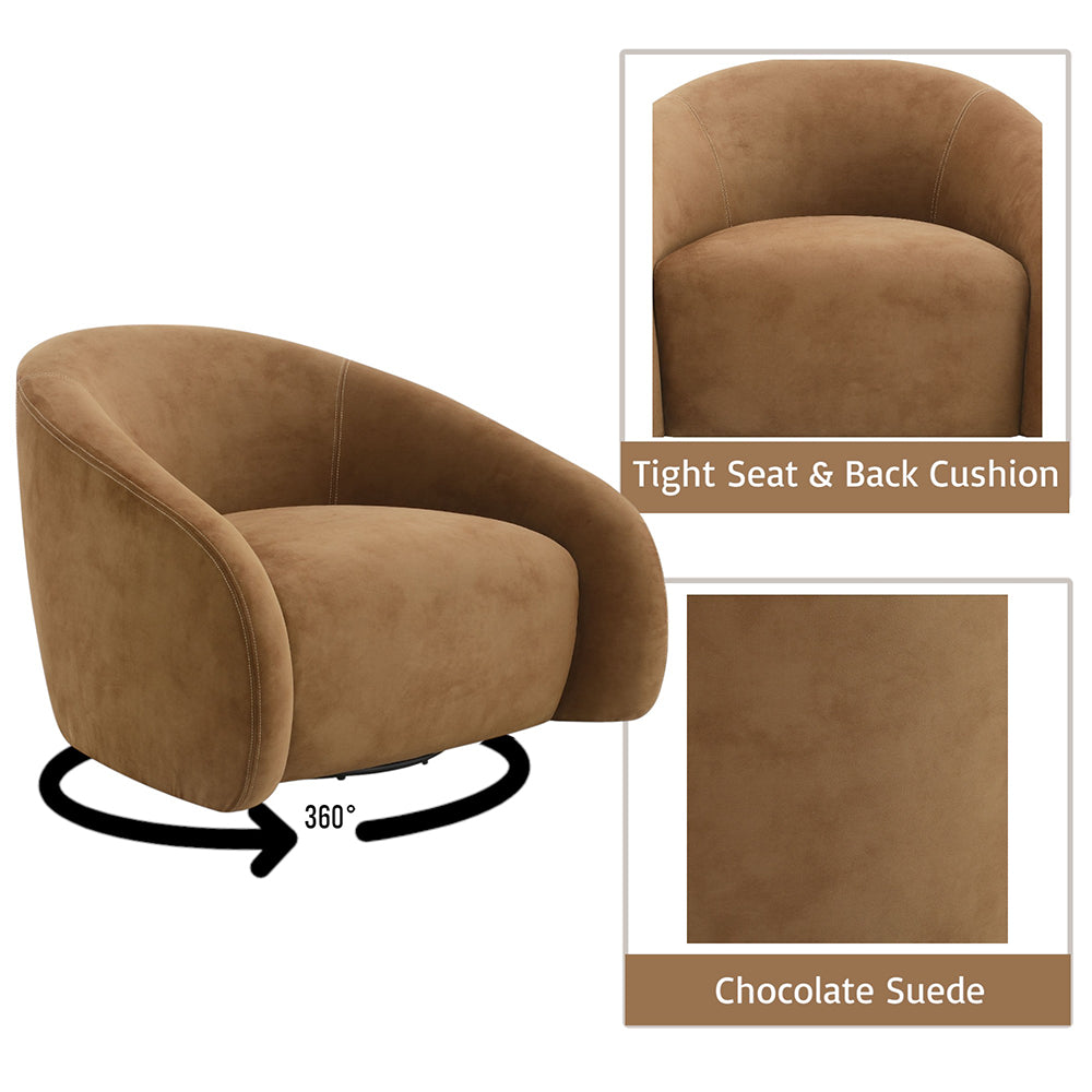 Zoey Accent Chair w/Swivel 