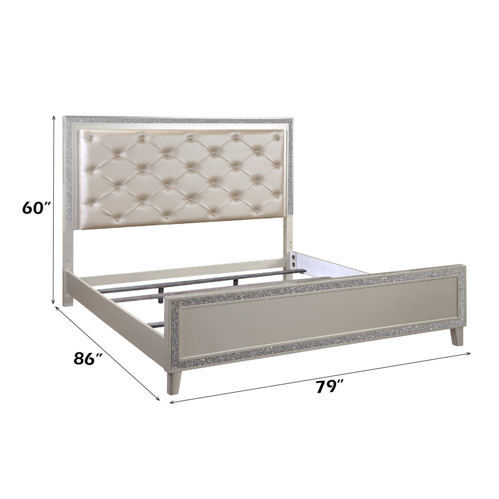 Sliverfluff EK Bed W/Led