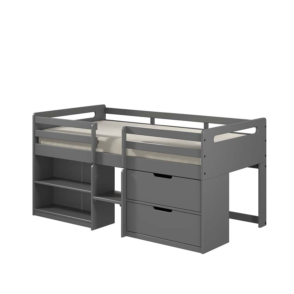 Fabiana Twin Loft Bed W/Storage