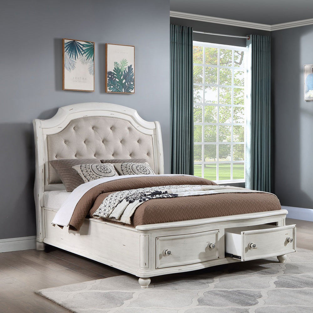Jaqueline Queen Bed W/Storage
