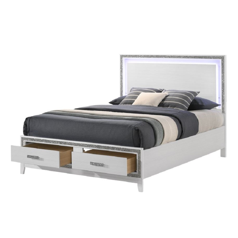 Haiden EK Bed W/Led & Storage