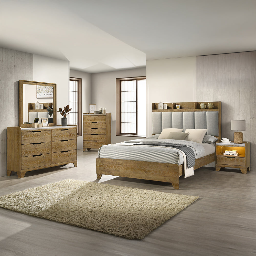 Garcia Eastern King Bed w/USB