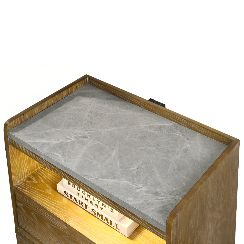 Garcia Nightstand w/LED