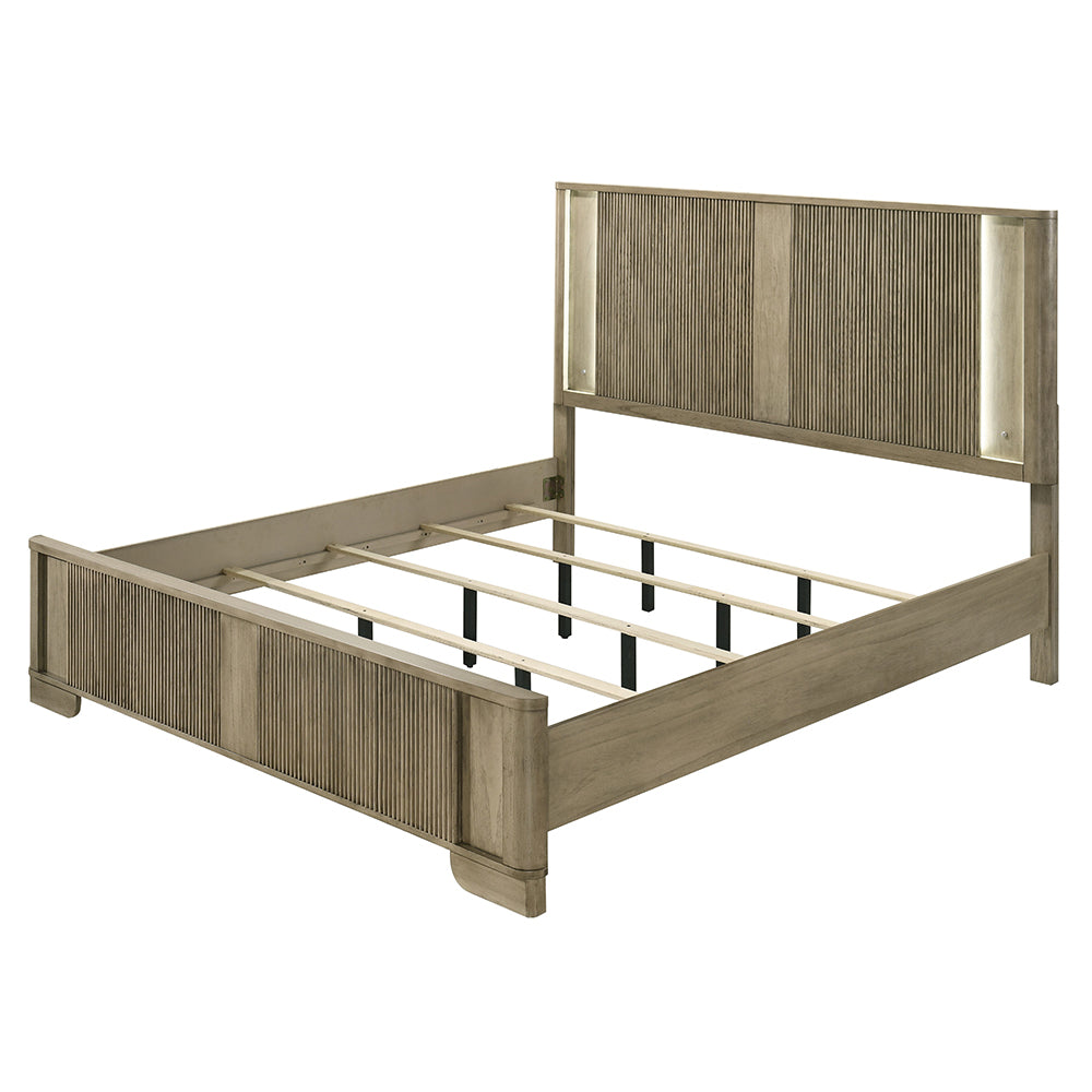 Lakkari Eastern King Bed w/LED