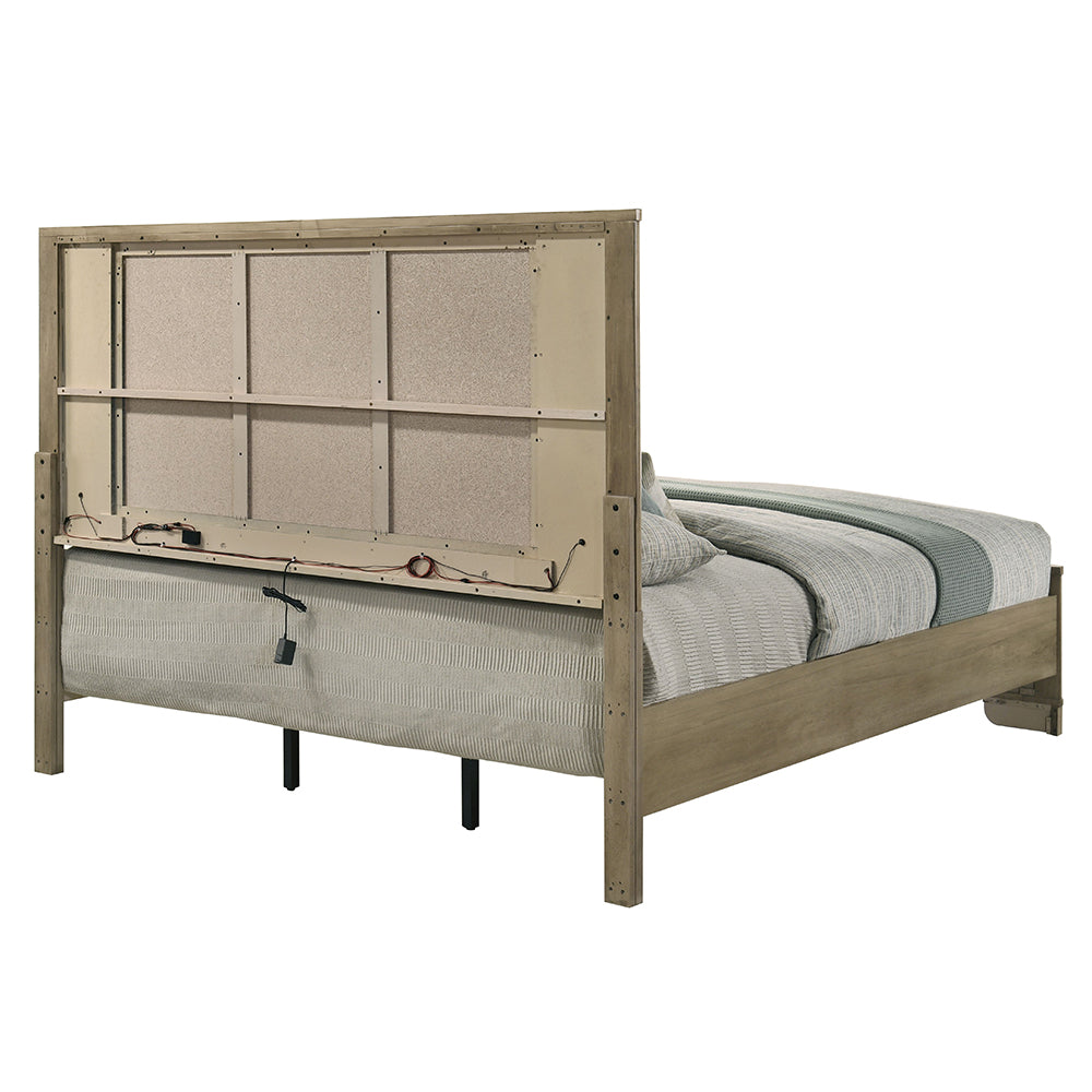 Lakkari Queen Bed w/LED