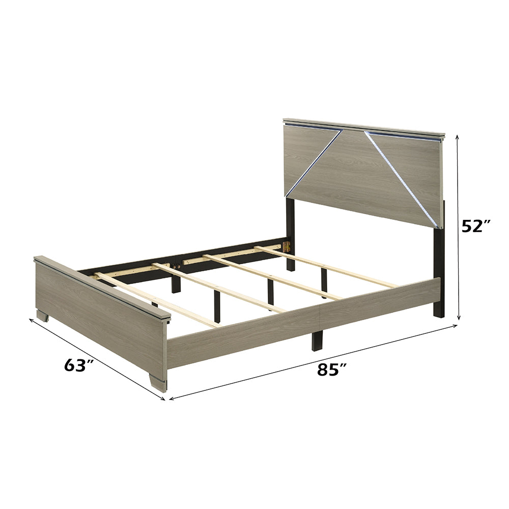 Joanna Queen Bed w/LED