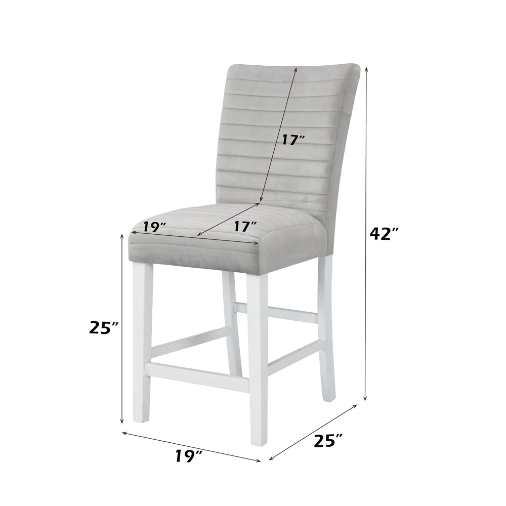 Elizaveta Counter Height Chair (Set-2)