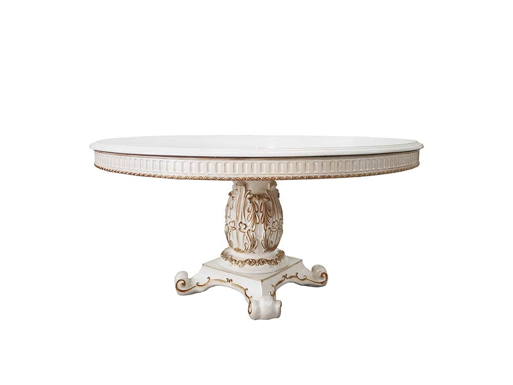 Vendome Round Dining Table W/Pedestal Base