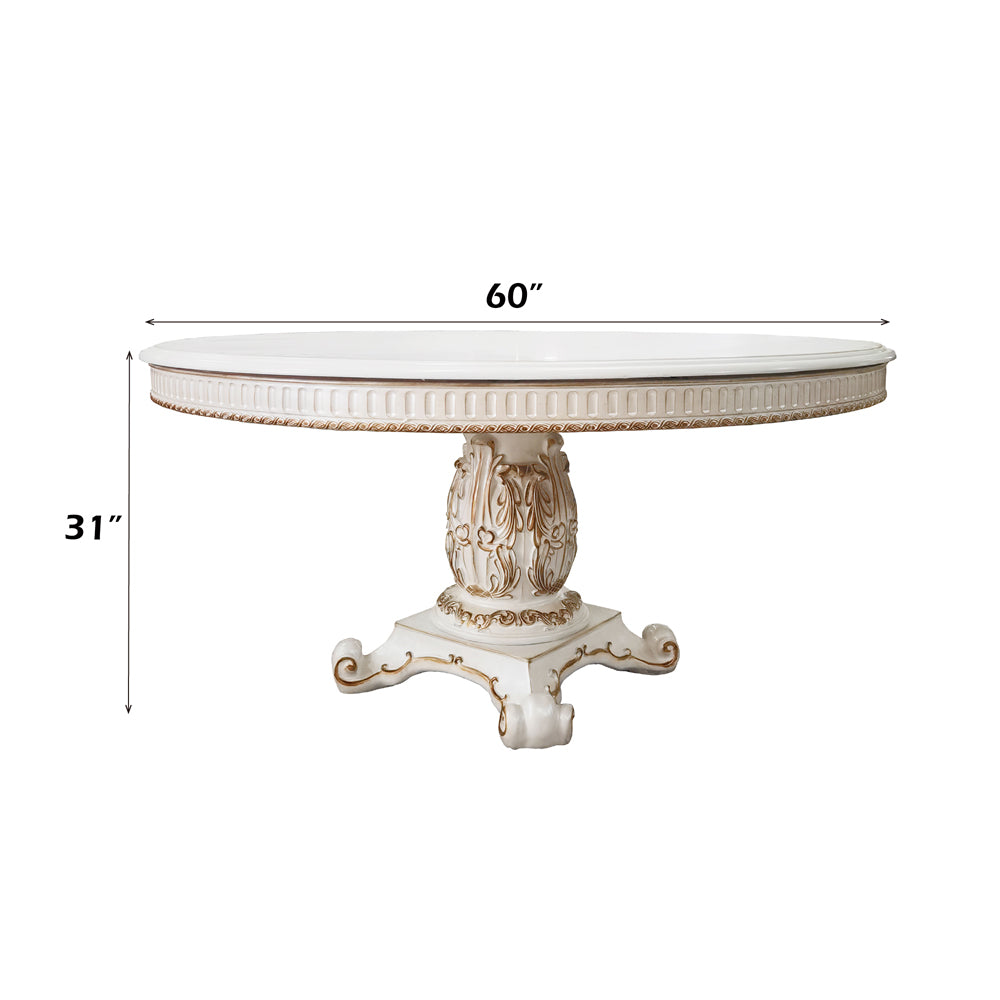 Vendome Round Dining Table W/Pedestal Base