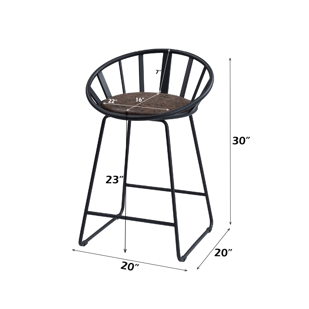 Zudora Counter Height Chair(Set-2)