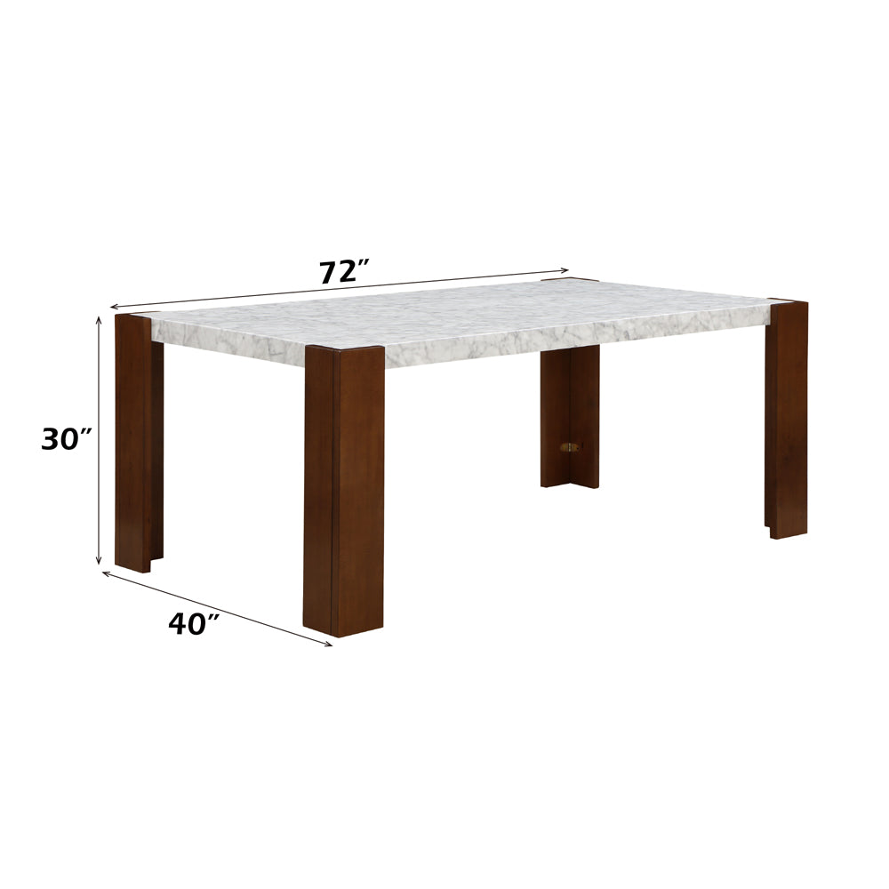 Hettie Dining Table W/Engineeed Stone Top