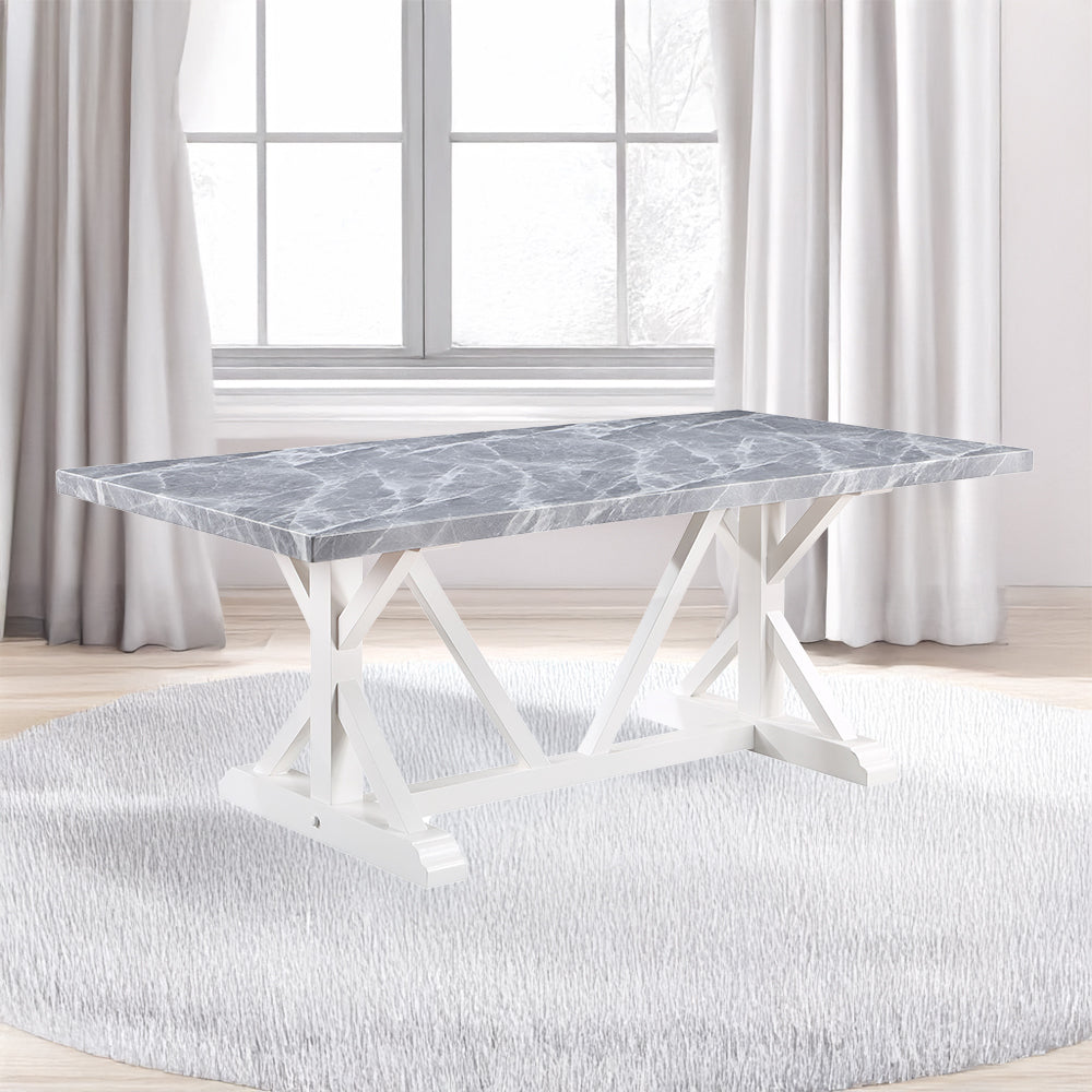 Hollyn Dining Table W/Engineered Stone Top