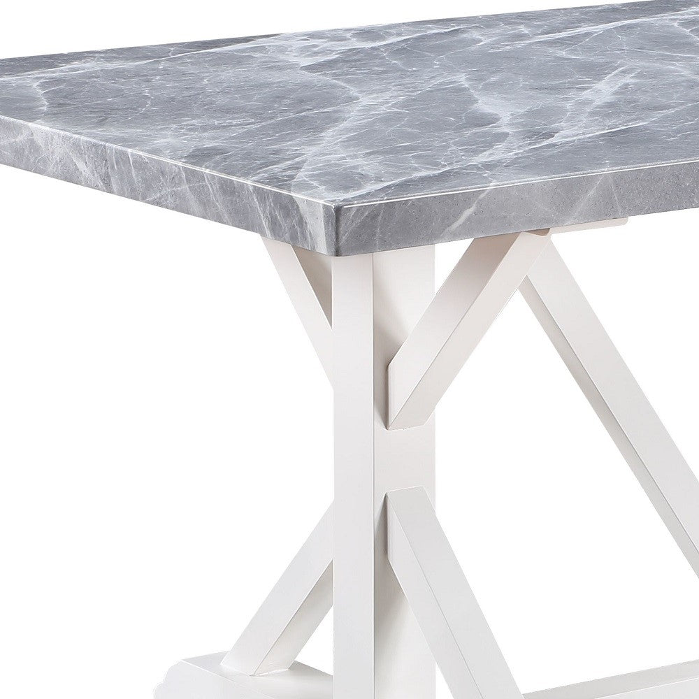 Hollyn Dining Table W/Engineered Stone Top