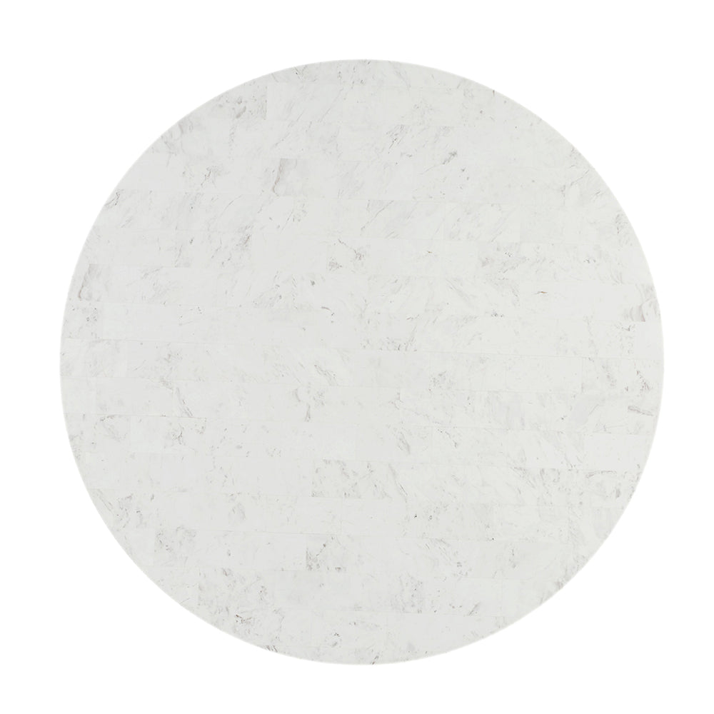 Kala Round Dining Table w/Marble Top