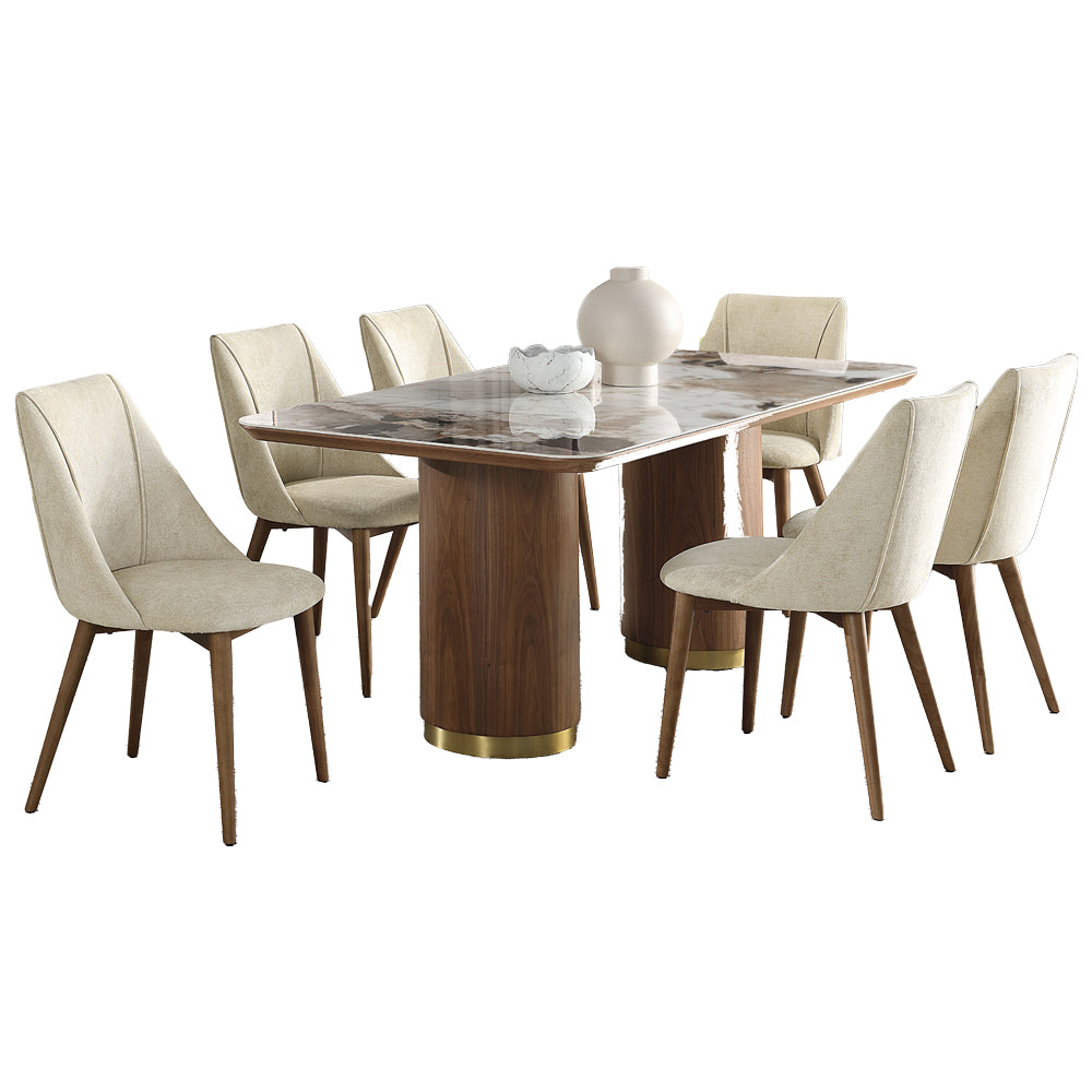 Willene Dining Table W/Ceramic Top