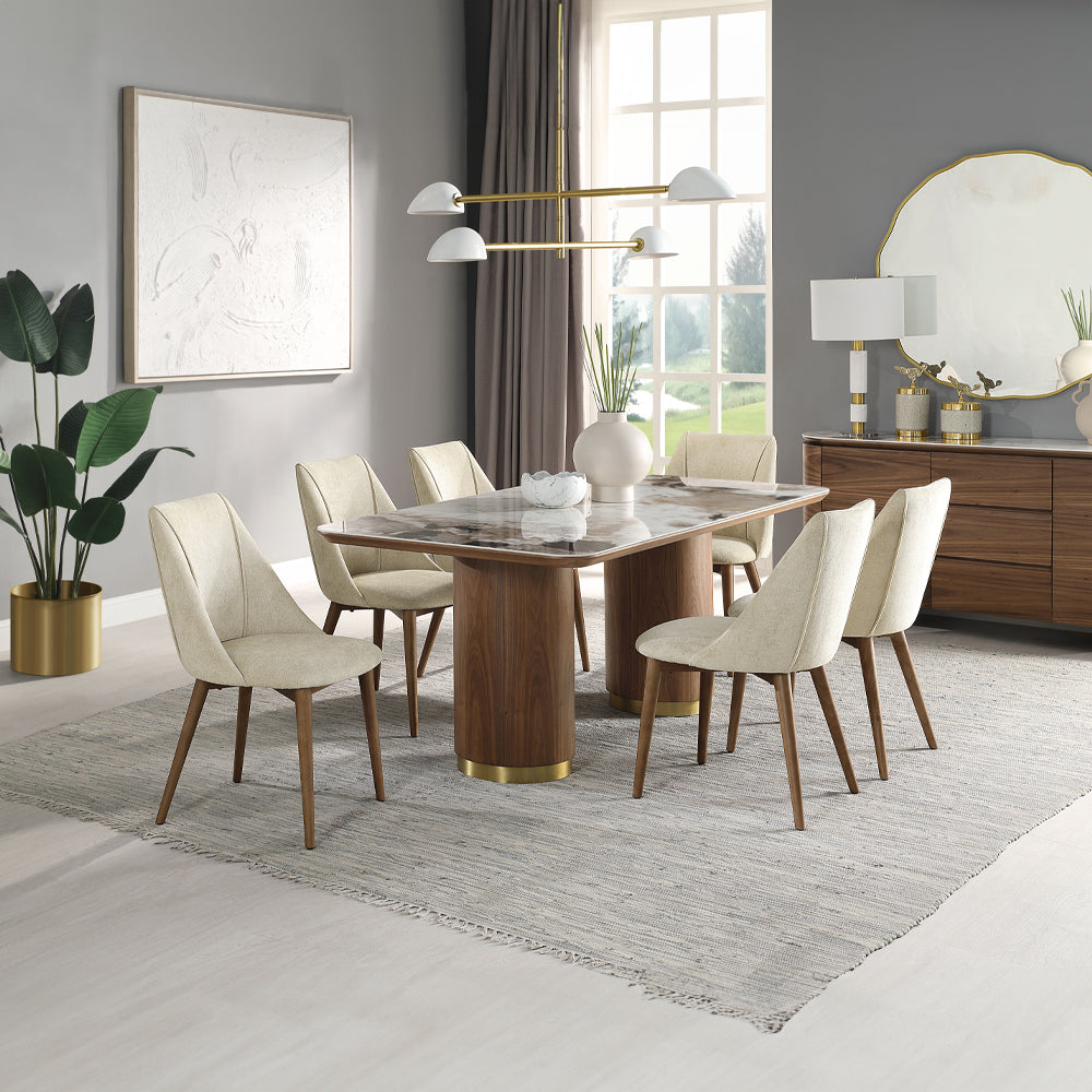 Willene Dining Table W/Ceramic Top