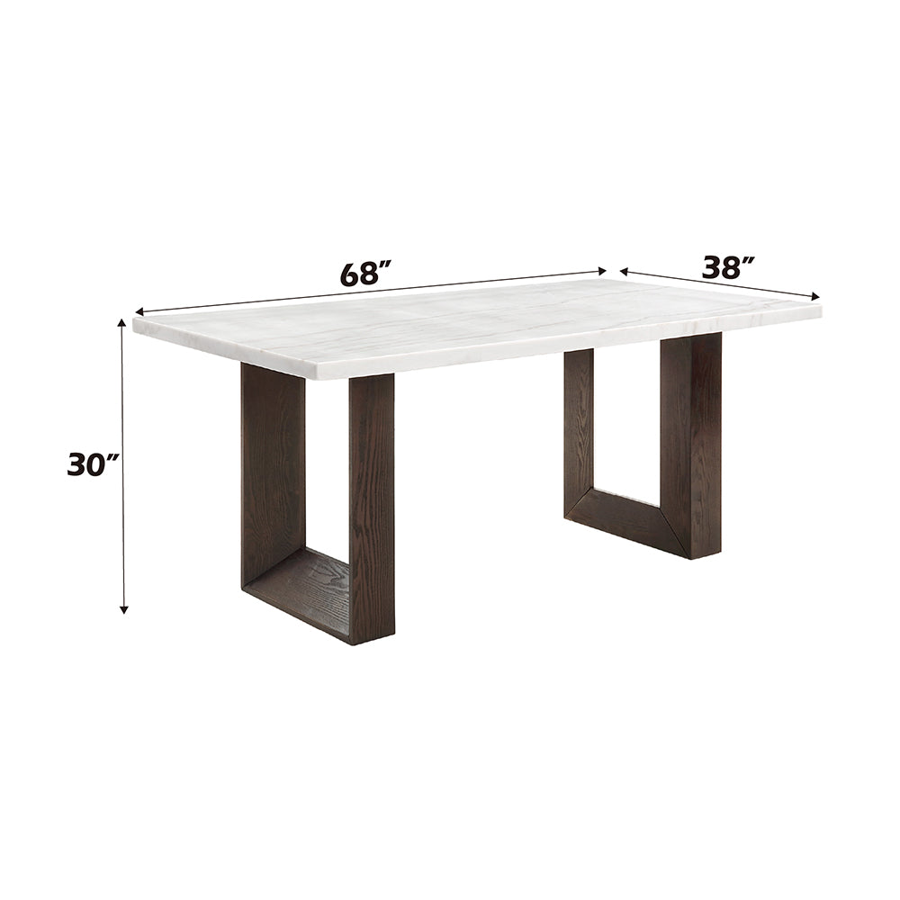 Edwyn Dining Table w/Marble Top