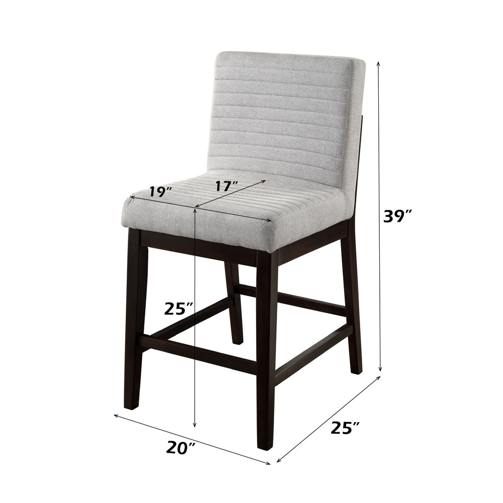 Edwyn Counter Height Chair (Set-2)