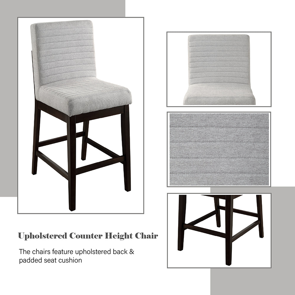 Edwyn Counter Height Chair (Set-2)