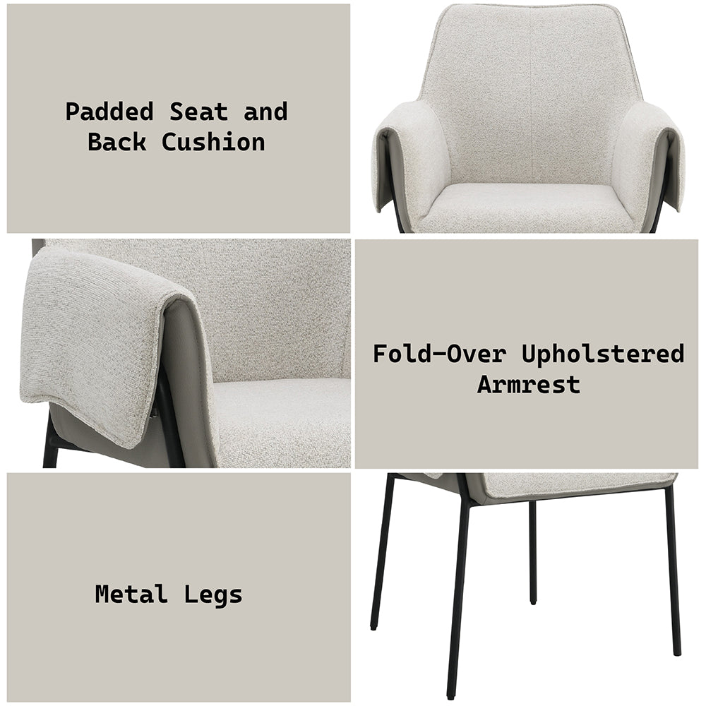 Jirina Arm Chair (Set-2)