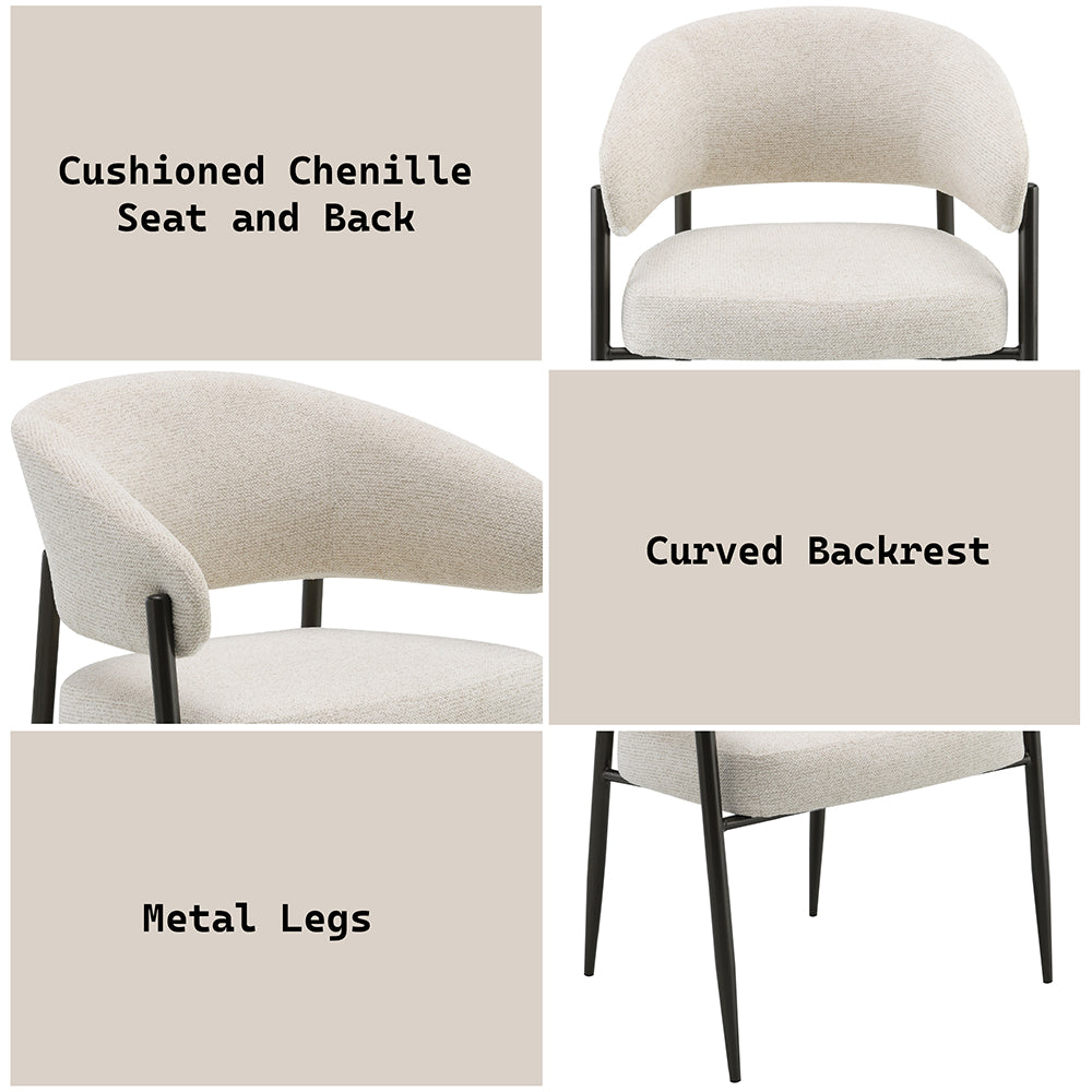 Jirina Arm Chair (Set-2)