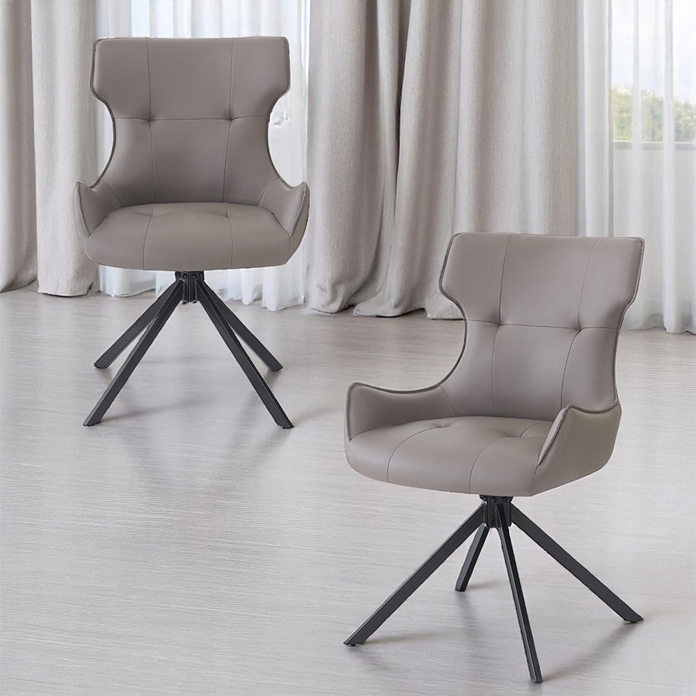 Damita Side Chair w/Swivel (Set-2)