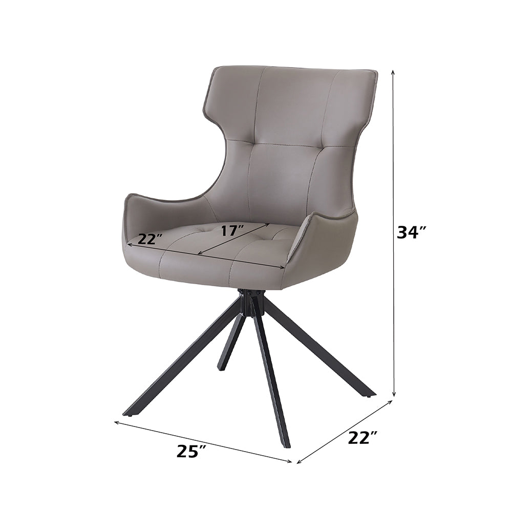 Damita Side Chair w/Swivel (Set-2)