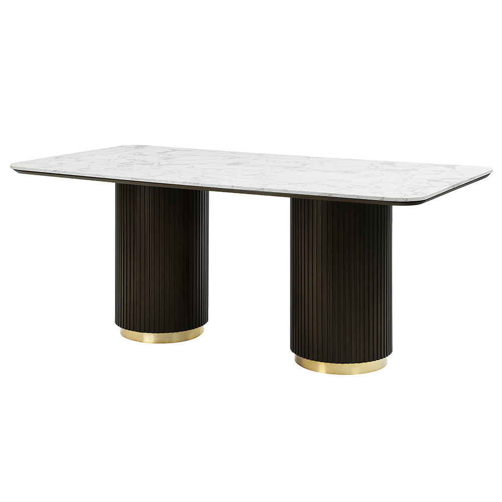 Clayten Dining Table w/Marble Top