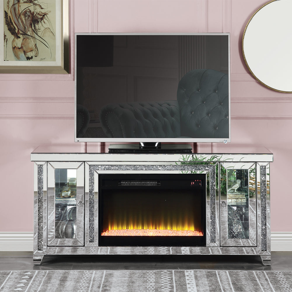 Noralie TV Stand W/Fireplace & LED