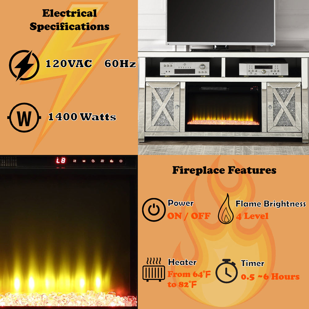 Noralie Tv Stand W/Fireplace