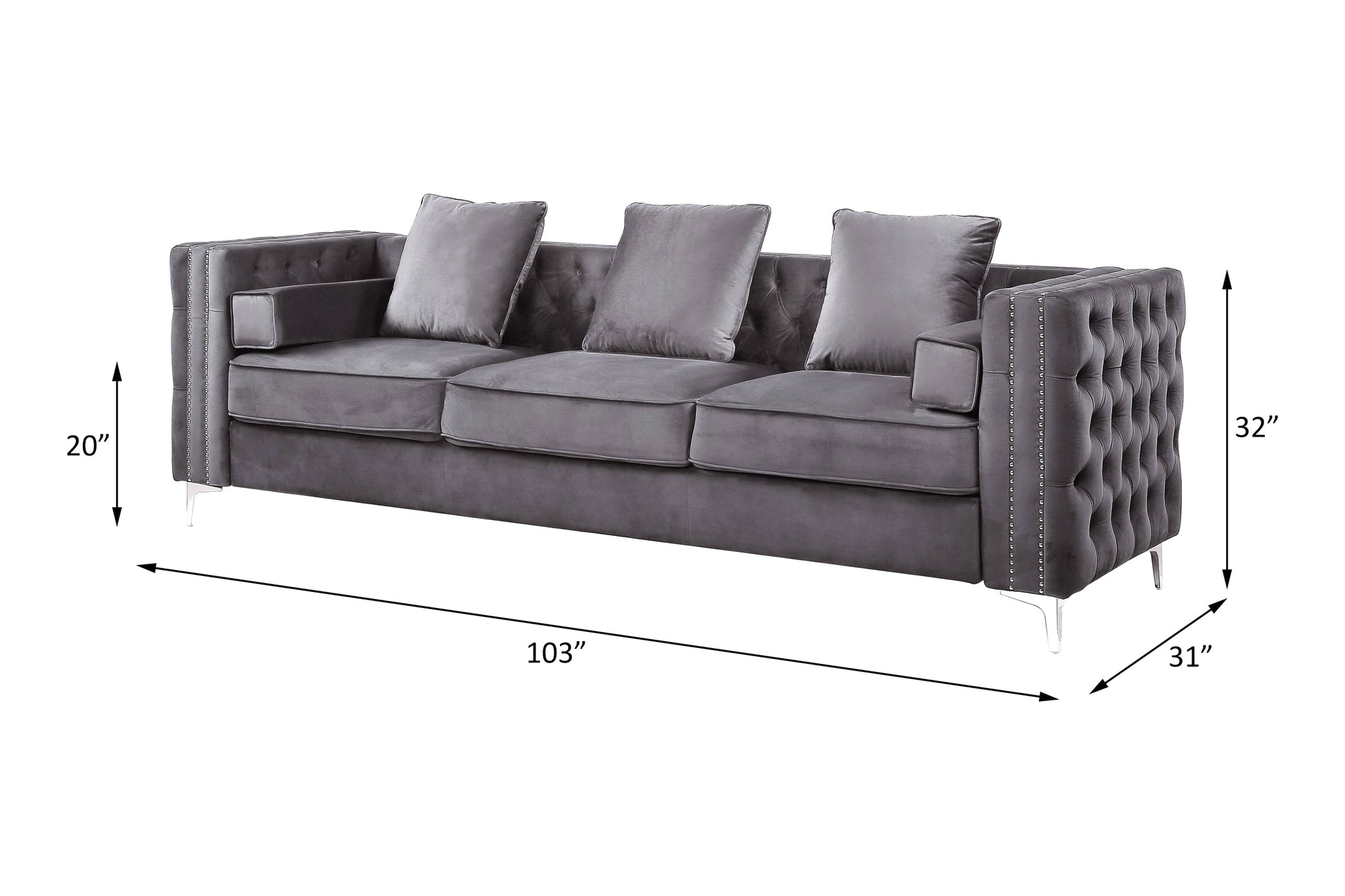 Bovasis Sofa W/5 Pillows