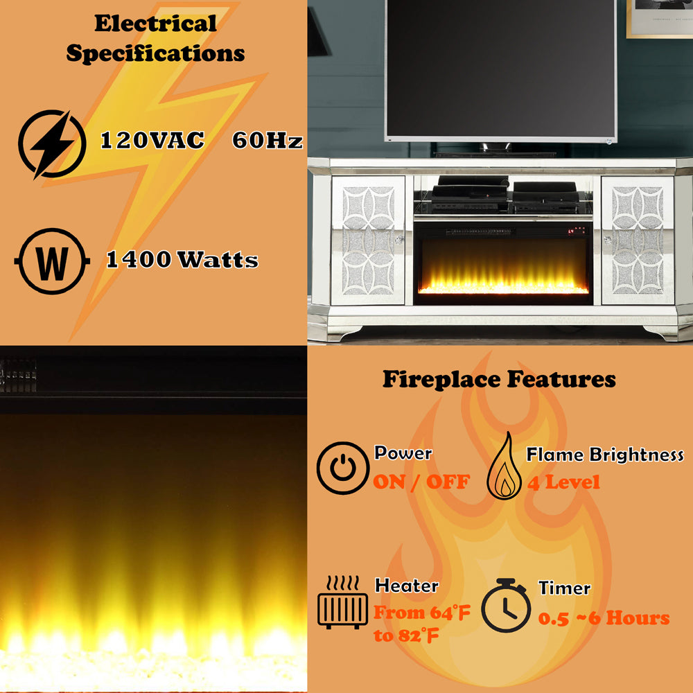 Noralie Tv Stand W/Fireplace