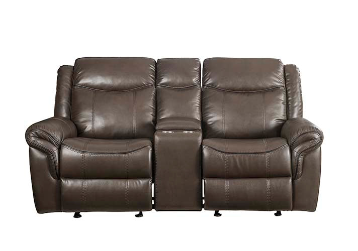 Lydia Motion Loveseat W/USB & Console