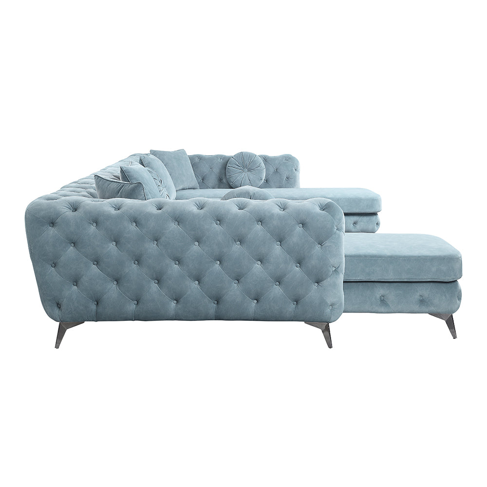 Zerah Sectional Sofa W/7 Pillows