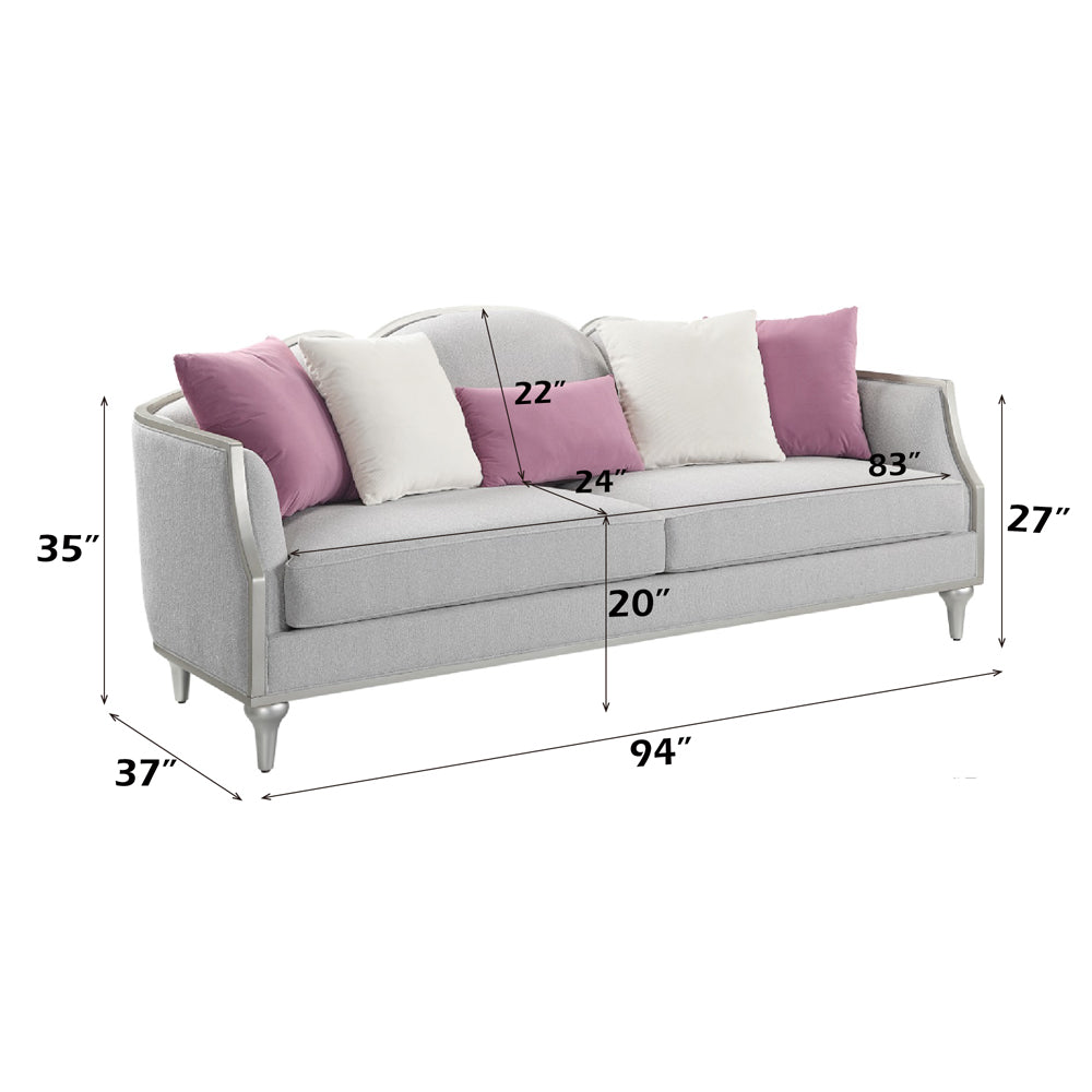 Kasa Sofa W/5 Pillows
