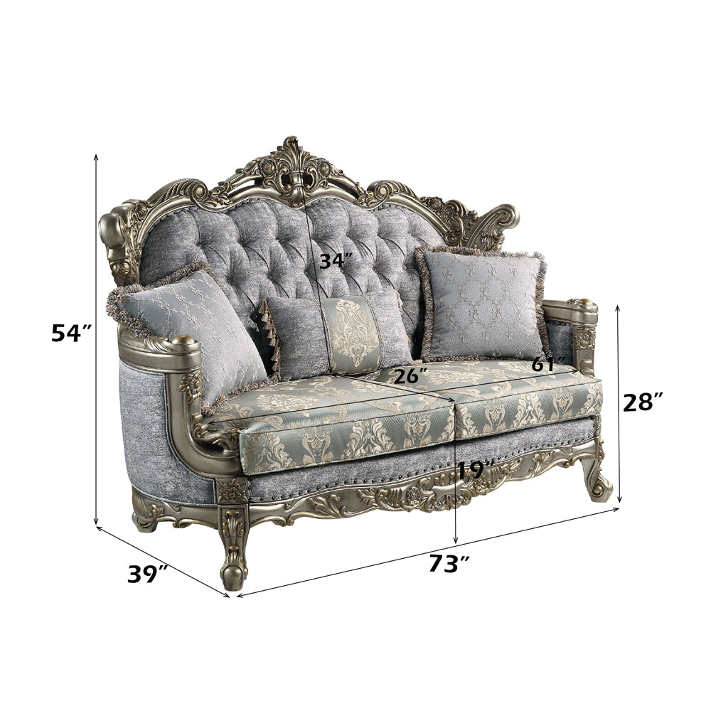 Miliani Loveseat W/3 Pillows