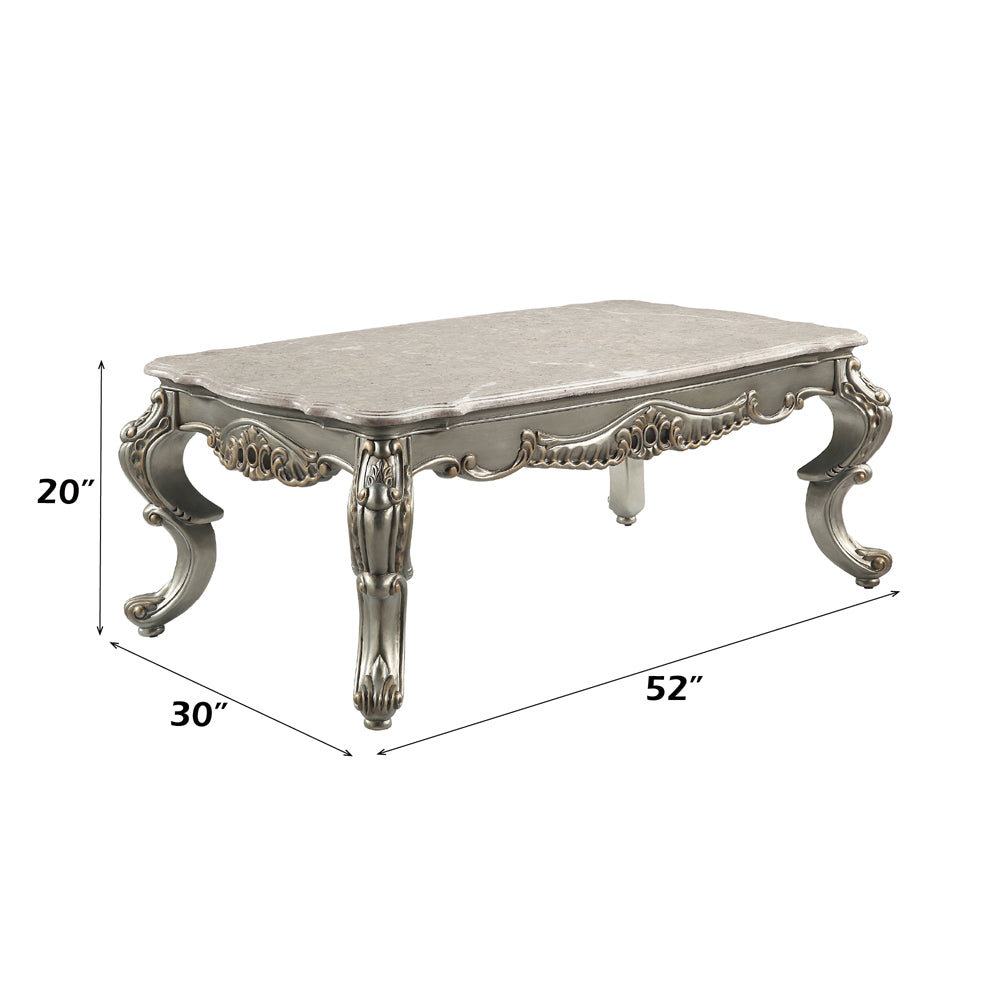 Miliani Coffee Table W/Marble Top