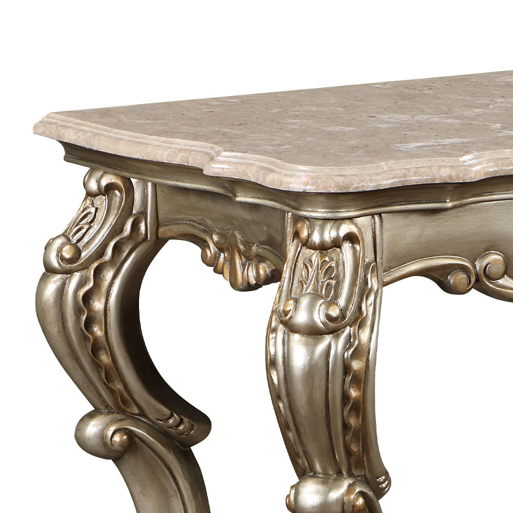 Miliani Sofa Table W/Marble Top
