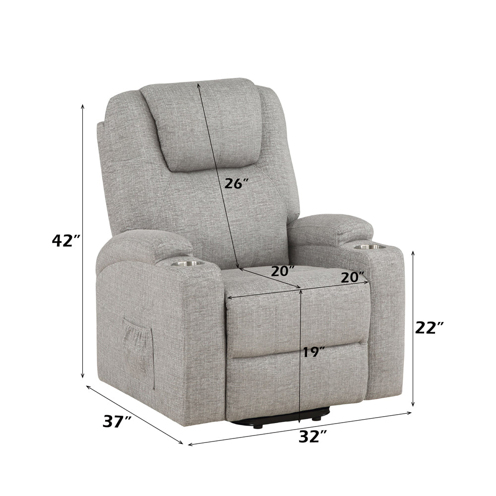 Recliner w/Power Lift & Massage