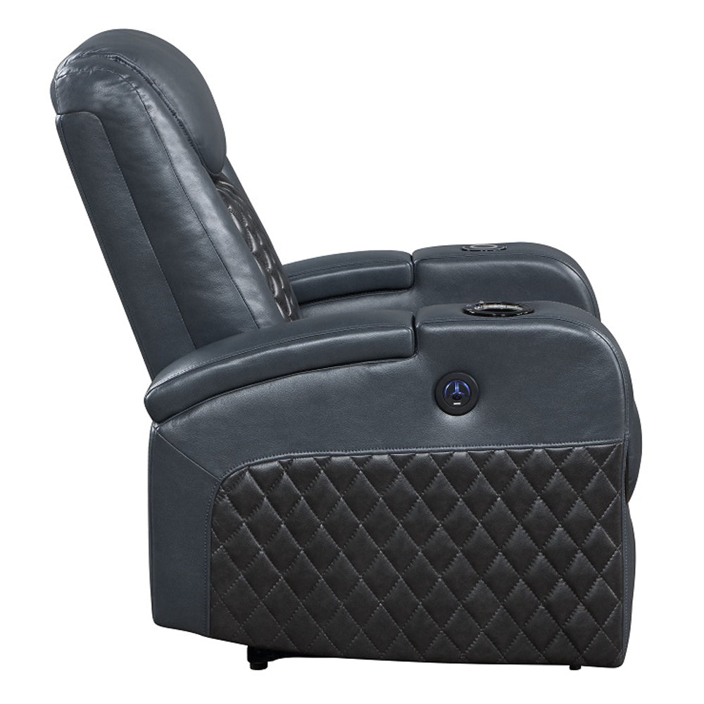 Alair Power Motion Recliner W/Bluetooth, Wireless Charger & Cupholder