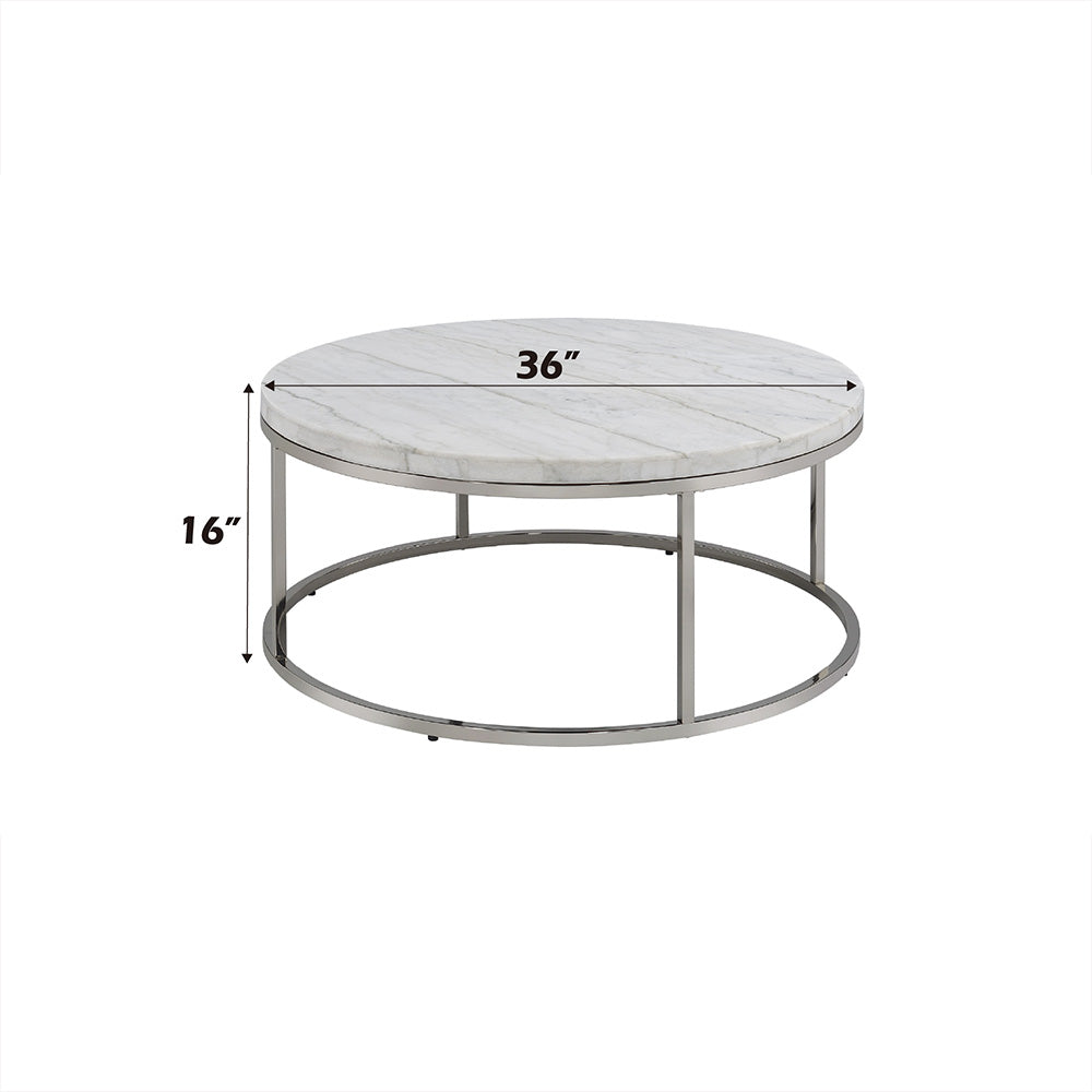 Zaidee COFFEE TABLE W/MARBLE