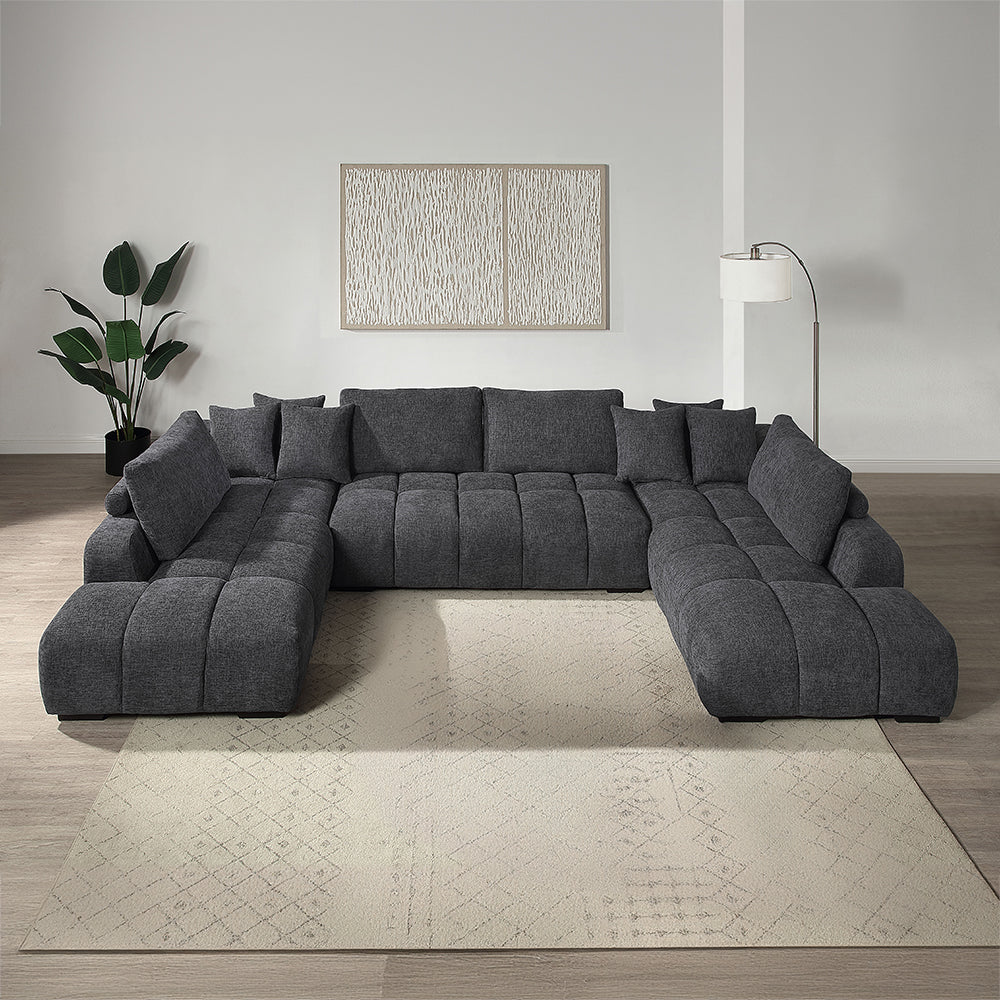Chosen Sectional Sofa w/6 Pillows