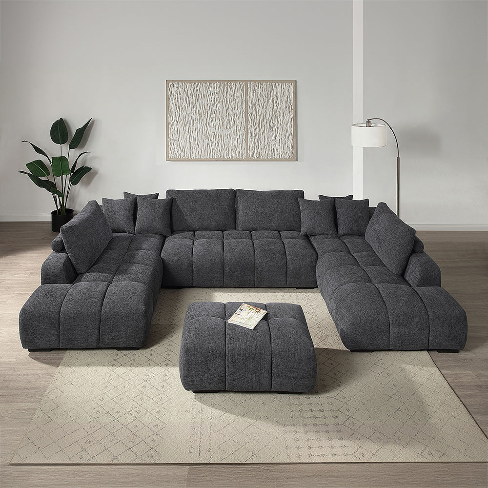 Chosen Sectional Sofa w/6 Pillows