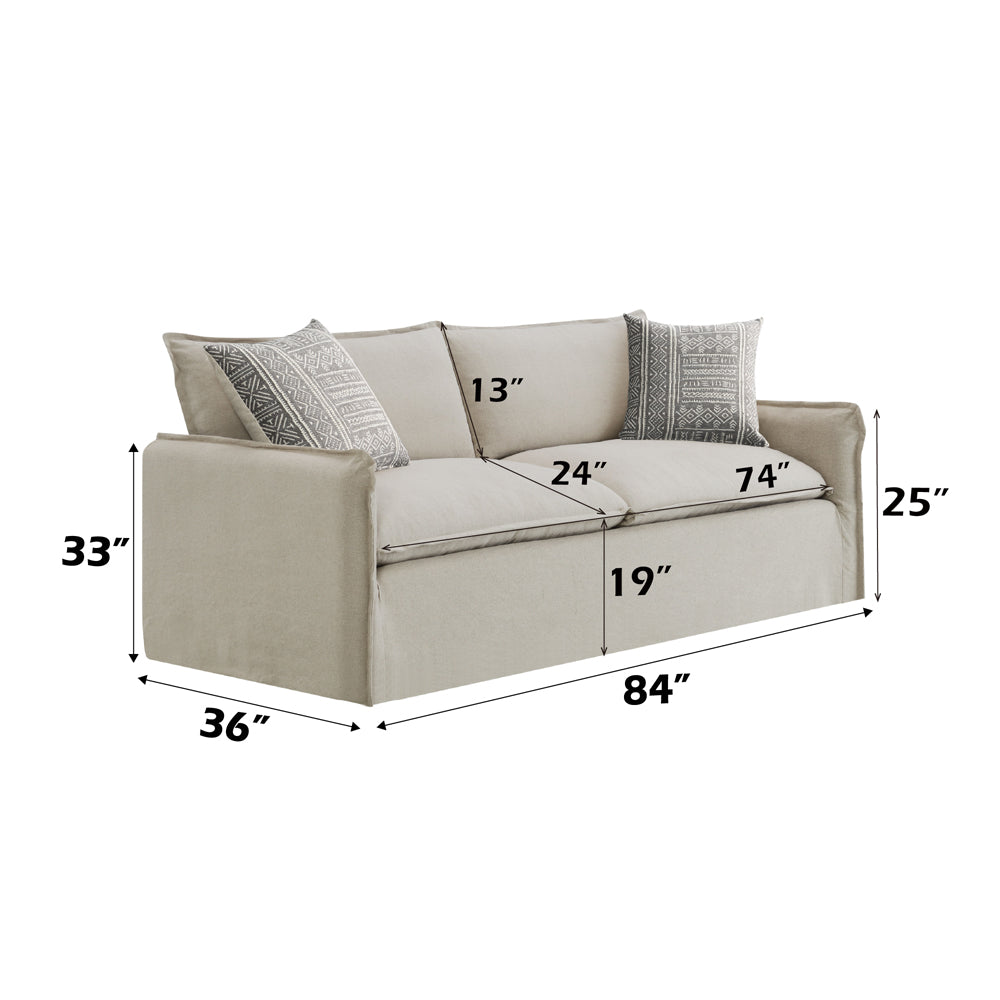 Upendo Sofa W/2 Pillows