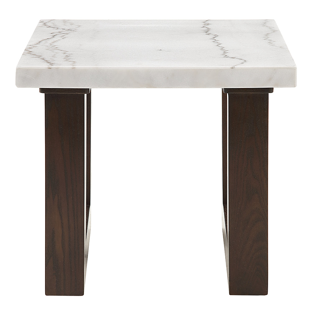 Edwyn End Table w/Marble Top